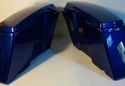 Harley HD Touring Cobalt Blue Hard Saddle bags Sad