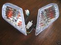 New a Pair of clear front turn signals for Honda H