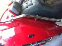 Chrome Honda Helix Passenger Grap Bar CN250 Fusion