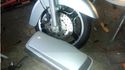 Silver Motorcycle Tour Trunk Harley Sportster Soft