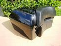 BLACK RK TRUNK NEW IMPROVED MOTORCYCLE TAIL BOX LU