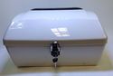 PEARL WHITE Motorcycle Tour Trunk Harley Sportster