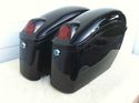 FY Black Hard Trunk Saddlebags Honda Shadow 600 VT