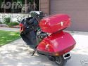 BLACK CANDY APPLE RED TRUNK FOR HONDA HELIX CN250 