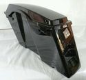 Black SP Hard Trunk Saddlebags for Harley Sportste