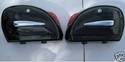 MOTORCYCLE HARD SADDLEBAGS TRUNK BAG TAIL LIGHT BR