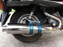 STAINLESS MUFFLER 4 Honda helix CN250 FUSION Spazi