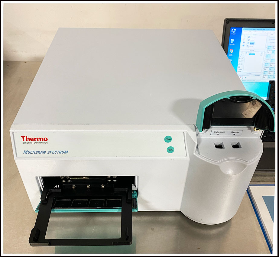 Thermo Multiskan Spectrum Microplate Reader 96 & Cuvette COMPLETE Thermo Multiskan Spectrum Microplate Reader 96 & Cuvette COMPLETE