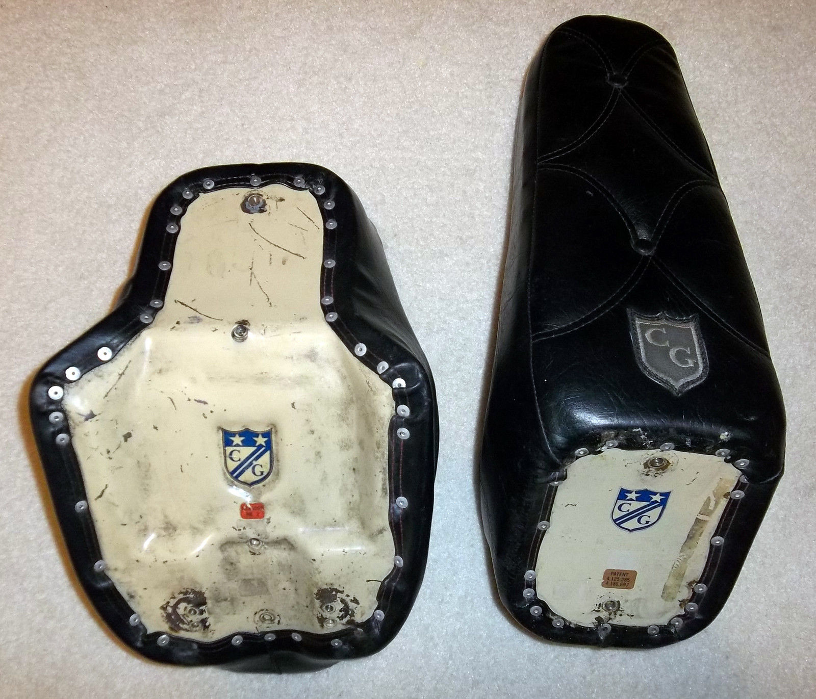 CORBIN GENTRY DRAGOON 2pc KING QUEEN CHOPPER SEAT, Old Chopper Gold