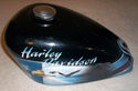 CUSTOM PAINTED AIRBRUSHED CHOPPER TANK King Sporty