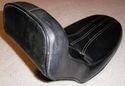 2pc KING QUEEN RIGID CHOPPER SEAT & PAD Harley Tri