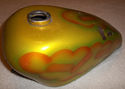 CUSTOM PAINTED CHOPPER TINS TANK & FENDERS Vintage