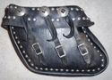 Indian Harley Panhead Knucklehead Buco LEATHER SAD