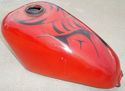 CUSTOM TRIBAL PAINTED CHOPPER TANK Vintage Old Pan