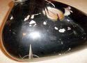 OLD CUSTOM PAINT MUSTANG CHOPPER TANK Survivor AEE