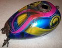 Custom Painted DAISHO WASSELL 70s CHOPPER TANK Sur