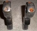 Rare VINTAGE CHOPPER DIAMOND RISERS 1" Bars 6" Tal