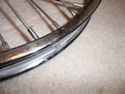 VINTAGE RIBBED SPOOL HUB 18" WHEEL