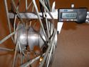 VINTAGE RIBBED SPOOL HUB 18" WHEEL