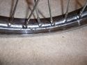 VINTAGE RIBBED SPOOL HUB 18" WHEEL