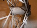 HALLCRAFT VINTAGE RIBBED SPOOL HUB 18" WHEEL