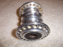 VINTAGE RIBBED SPOOL HUB Old 70's Chopper Harley P