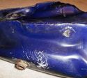 VINTAGE 3.5 SPLIT CHOPPER TANKS Harley Fatbob Panh