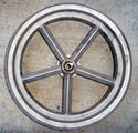 INVADER 5 SPOKE REAR WHEEL Single Flange Rim