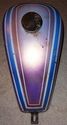 CRAZY OLD PASTEL CHOPPER TANK Vintage Custom Paint