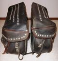 Harley Panhead Knucklehead LEATHER SADDLEBAGS Vint