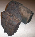 Hand Tooled Leather Saddlebags Custom Chopper Vint