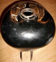 Old Custom Painted Chopper Tank Vintage Harley Knu