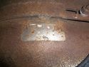 X **SOLD** BATES SEAT w/ OLD WORN LEATHER **SOLD**