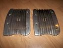 Finned Custom Harley EVO Rocker Box Covers Ribbed 