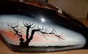 Old Custom Painted Chopper Tank Vintage Harley Knu