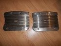 Finned Custom Harley EVO Rocker Box Covers Ribbed 