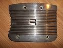 Finned Custom Harley EVO Rocker Box Covers Ribbed 