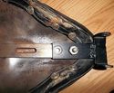 BATES LEATHER SEAT Medium Pan with BATES Stamp