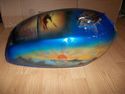 70's Honda Chopper Survivor Custom Painted CB Tank