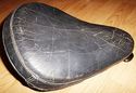 BATES LEATHER SEAT Medium Pan with BATES Stamp