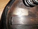 BATES LEATHER SEAT Medium Pan with BATES Stamp