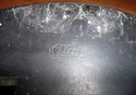 BATES LEATHER SEAT w BIKE LOGO STAMP 12.5" Wide