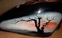 Old Custom Painted Chopper Tank Vintage Harley Knu