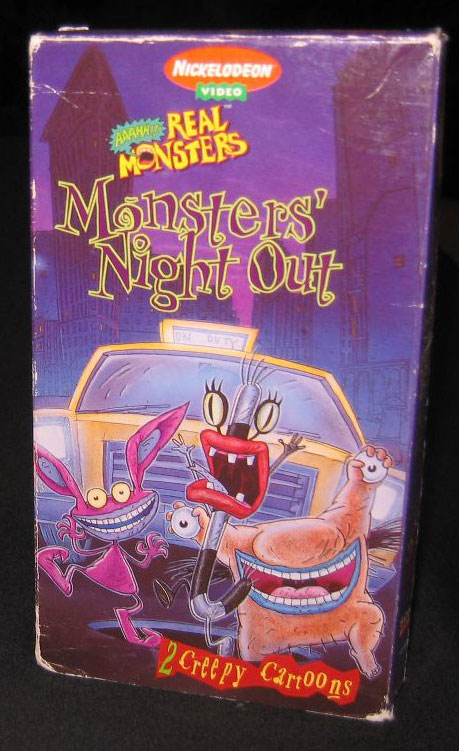 RARE Aaahh Real Monsters Monsters 039 Night Out VHS Cassette ...