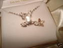  Black Hills Gold/silver Froggie Necklace. VERY CU