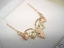 Black Hills Gold FIVE LARGE LEAFS NECKL- in STOCK 
