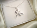 S. SILVER PLATED  DRAGONFLY PENDANT~5.95