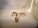  925 STERLING VERMEIL-GOLD over SILVER COCKTAIL RI