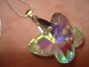  CRYSTAL AURORA BOALIS BUTTERFLY  Pendant 