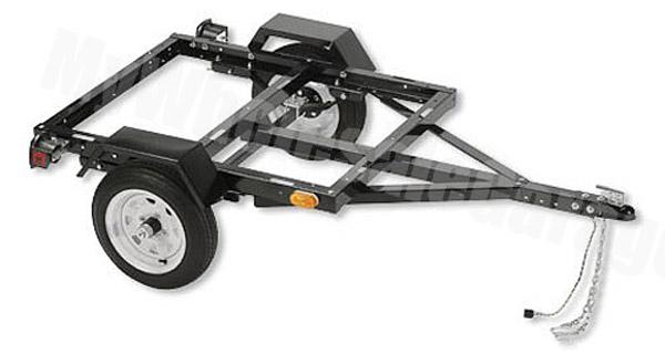 Brand New 3x4 Compact Pull Tow Behind Motorcycle Towing Cargo Trailer ...